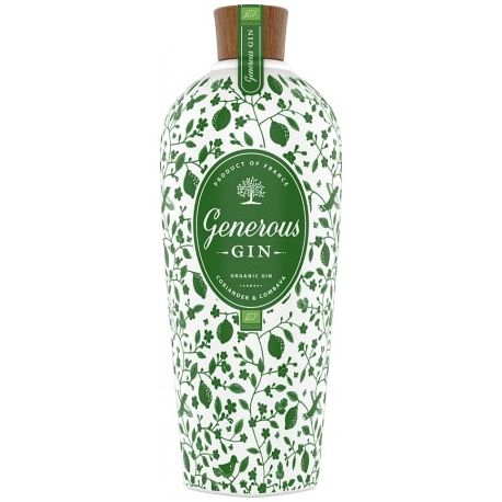 Generous Gin Organic 44° Vert Bouteille